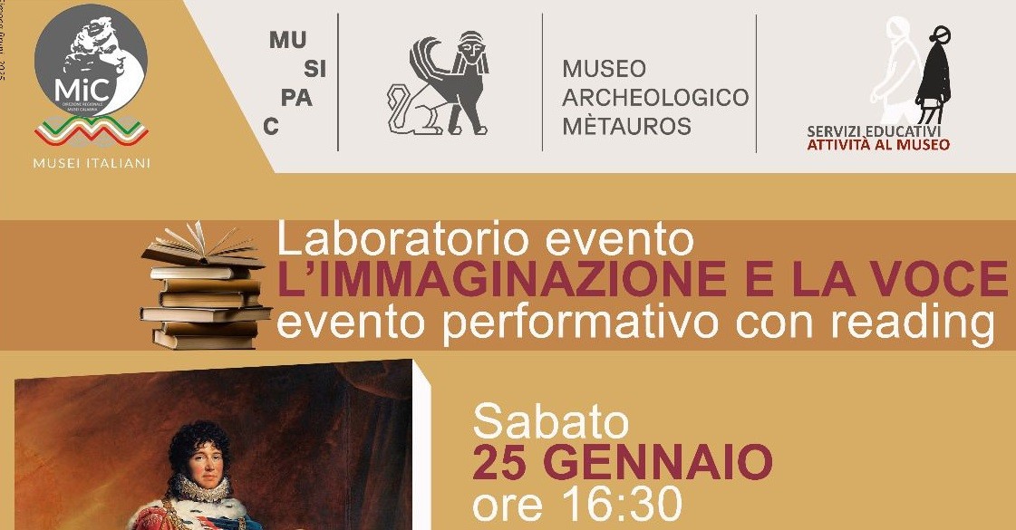 “L’Immaginazione e la voce” Laboratorio-evento al Museo archeologico Mètauros